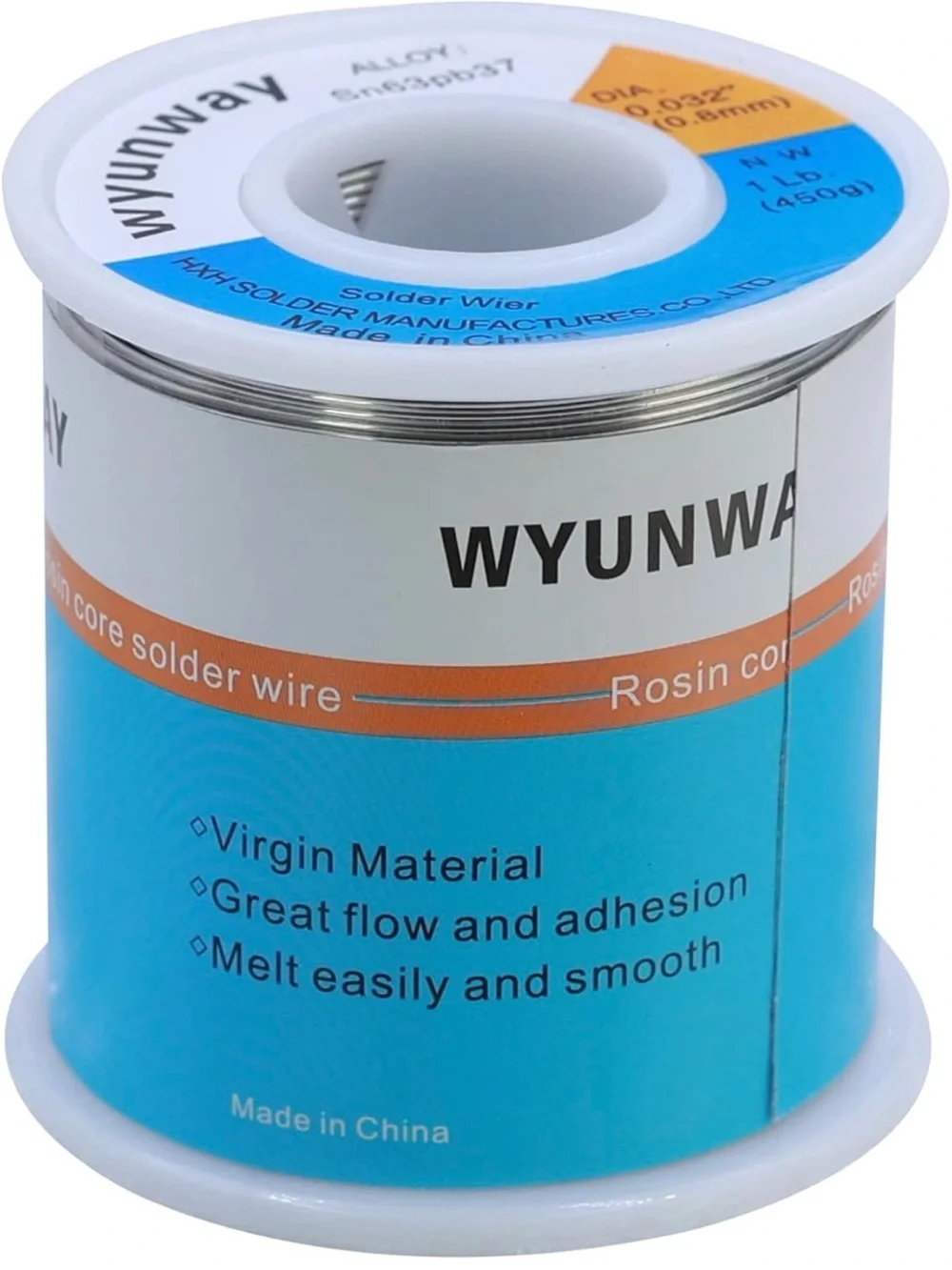 Solder Wire 63/37 Tin, 450g